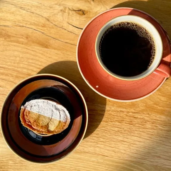 Go-fika - bryggkaffe + mazarin