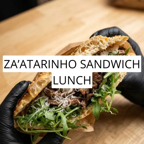 Za'atarinho Sandwich - Lunch