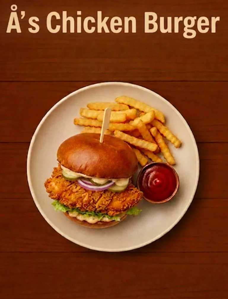 Å’s Chicken Burger